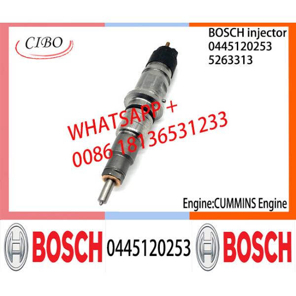 BOSCH 0445120253 5263313 Neutral Fuel Injector Assembly 0445120253 5263313 For CUMMINS