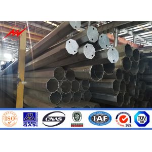 Milky Way Electrical Steel Tubular Pole Self Supporting Metal Utility Poles
