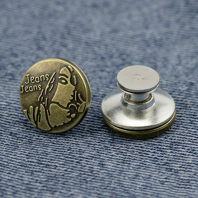 High Quality For Suit Decorative Custom Snap Jeans Rivet Embossed Metal Button Metal Press Snap Button