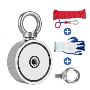 1000IB Double Sided cup 75mm Neodymium Pot Magnet