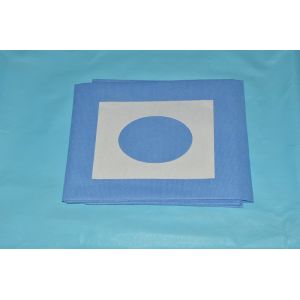 Against Blood Medical Sterile Fenestrated Drape , Operating Room Drapes 48gsm