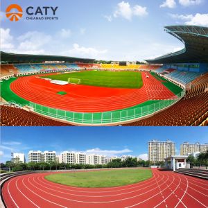 Customized Quick-Install Semi-Prefabricated Rubber Roll Sandwich Athletics Track