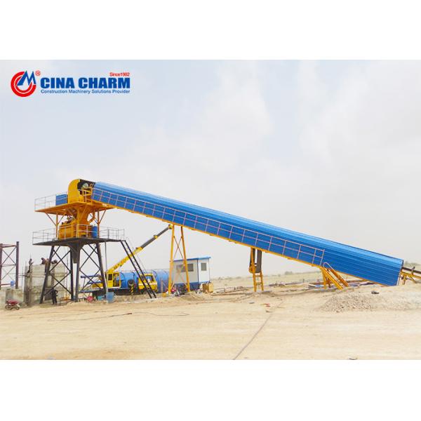 HZS90 90M3/H Ready Mixed Concrete Batching Plant Belt Conveyor