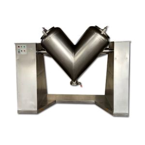 China Powder Seasoning Stainless Steel V-shaped Mixer Granule Blender on sale