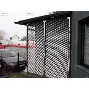 PVDF Black Aluminum Expanded Metal Ceiling Panels