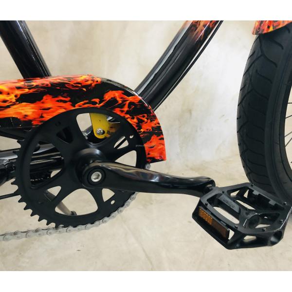 USA Men's 24" 3.0 Fat Tire Aluminum Frame Beach Cruiser Bike with Disc Brake