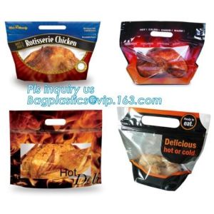 Laminated Hot Roast Chicken Bag, Rotisserie Chicken Bags, Microwave Grilled