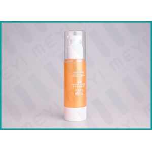 Plastic Airless Pump Cosmetic Packaging , Various Volumes Foundation Pump Bottle