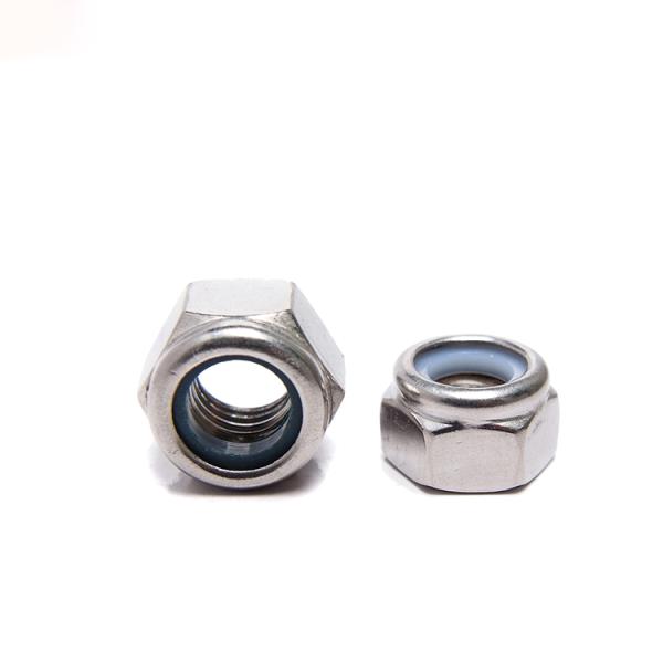 DIN 6926 Stainless Steel M6 M8 Flange Nylon Nut Nylon Insert Hex Flange Nuts