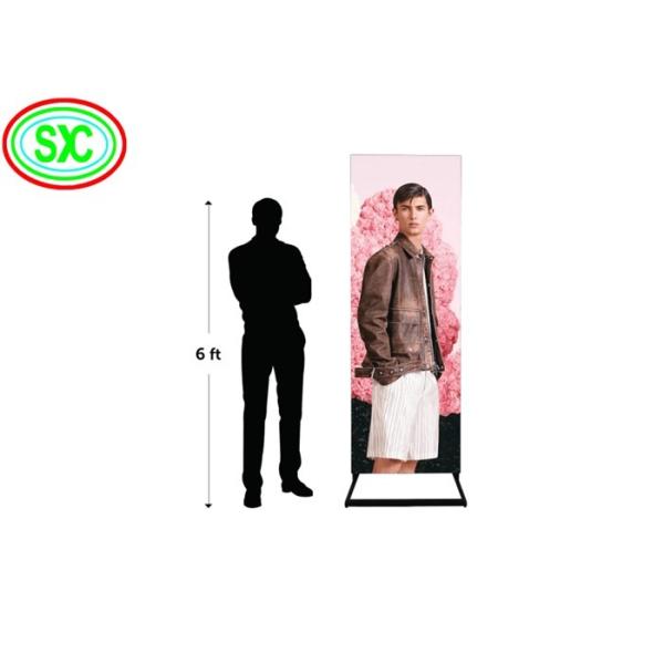 Aluminum Panel Material LED Poster Display P2.5mm 1R1G1B for Your Business Promotion