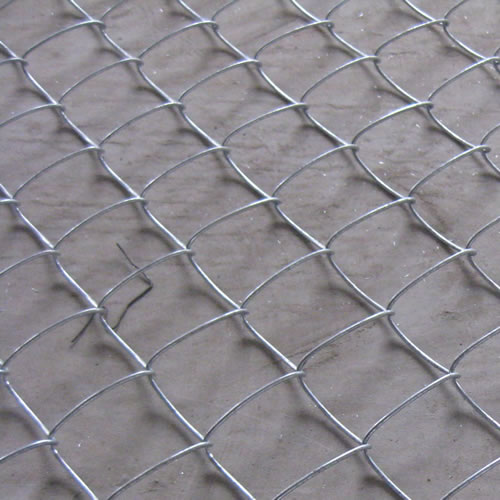 5 Ft Metallic Coatings Hot Dipped Galvanized Chain Link Fence Fabrics For Rural SGS Listed
