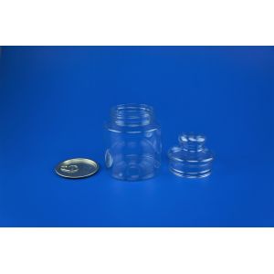 211# 600ml plastic pet jars containers packaging for organic almond flour