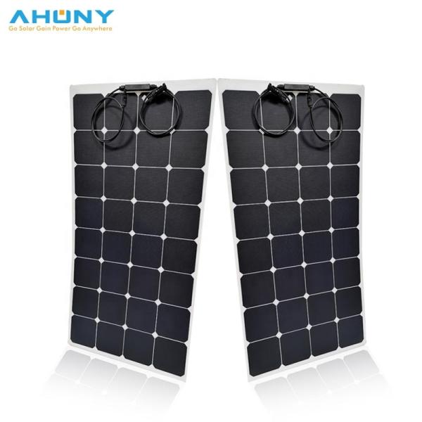 250W Solar Flexible Panels ETFE Surface High Flammable Resistance For Boat Yacht