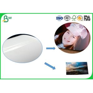 Smoothy Surface 120gsm High Glossy Double Sides Photo Paper Roll For Printing
