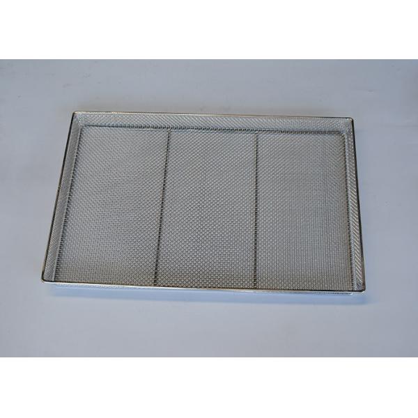 650mm X 460mm 1mm Wire Mesh Tray For Fruit Meat