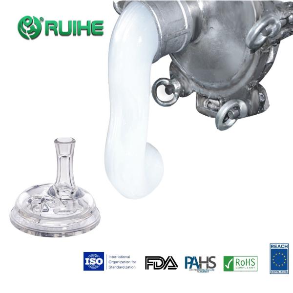 FDA Two Compoents Liquid Silicone Rubber High Heat Resistance High Tensile Strength