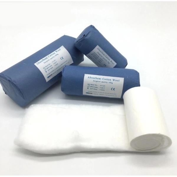 Buy OEM Wound Care Dressing White Medical Cotton Wool Roll at wholesale prices