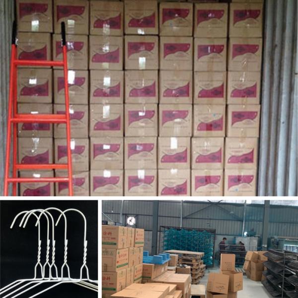 White / Blue / Gold Wire Hangers , Customing Contemporary Steel Coat Hangers