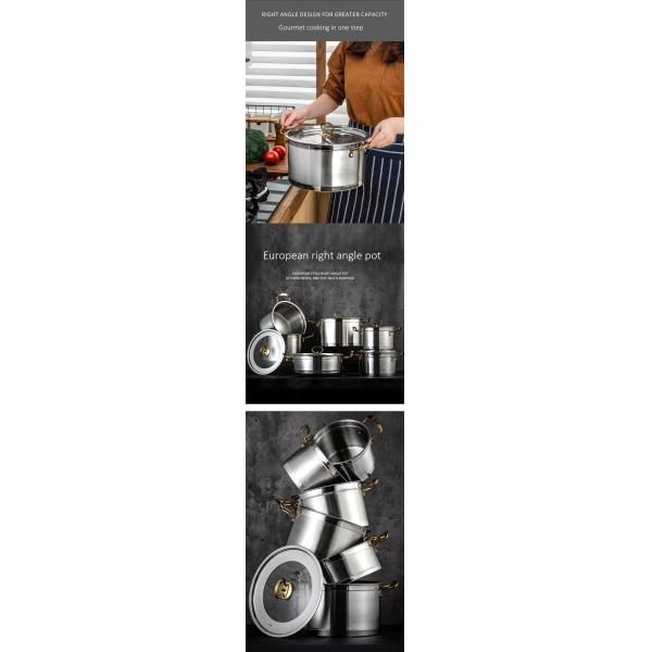 Wholesale Tornado Cookware Sets Multifunctional Cooking Pot Kitchen 6 Piece Soup Pot Set