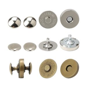 2020 metal double face rivet magnet button