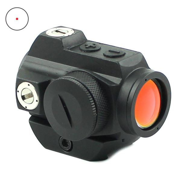 3 MOA Waterproof Fogproof Night Vision Red Dot 8 Brightness Setting