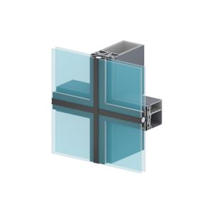 Professional Aluminium Curtain Wall Profile Thin Aluminium Extrusion Frame