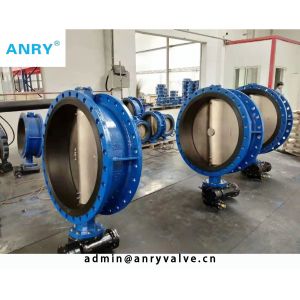Manual NBR Seats Cast Iron Butterfly Valve PN16 Simple Structure