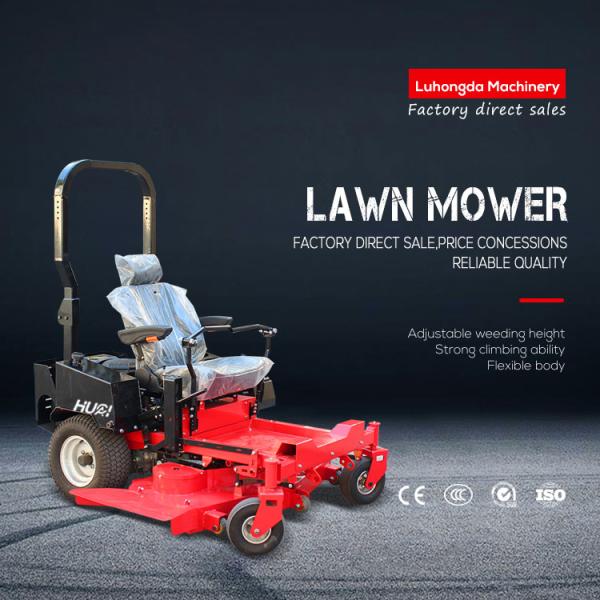 Best Industrial Ride on Zero Turn Mower 52 Cutting Width Hydraulic Steering Commercial Lawn Care Equipment Sale