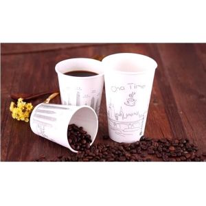 Customized Logo Printed 8oz Double Wall Paper Cup For Hot Drinks,Disposable_PE
