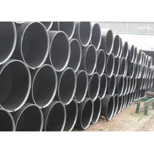 Structural And Construction Electrogas Welded Steel Pipe with Black Painting