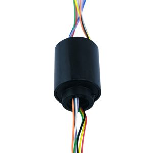 8-channel 2A Hollow Signal Slip Ring with 9mm Center Hole for Miniature