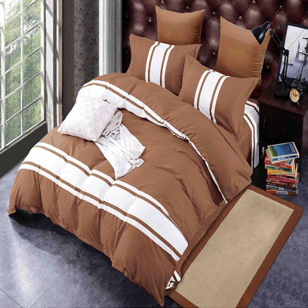 100% Cotton 4 Piece Comforter Bedding Set for Bedroom within Hotel Luxury All Size
