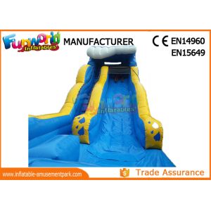 Giant Commercial Inflatable Water Slide / Inflatable Wipe Out Slide