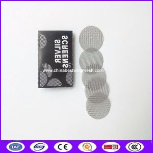 OD 0.59" Stainless Steel Tobacco Smoking Metal Filters Pipe Screen/Wire Mash