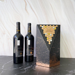 Ultraportable Wine Cardboard Gift Box Packaging Multipurpose
