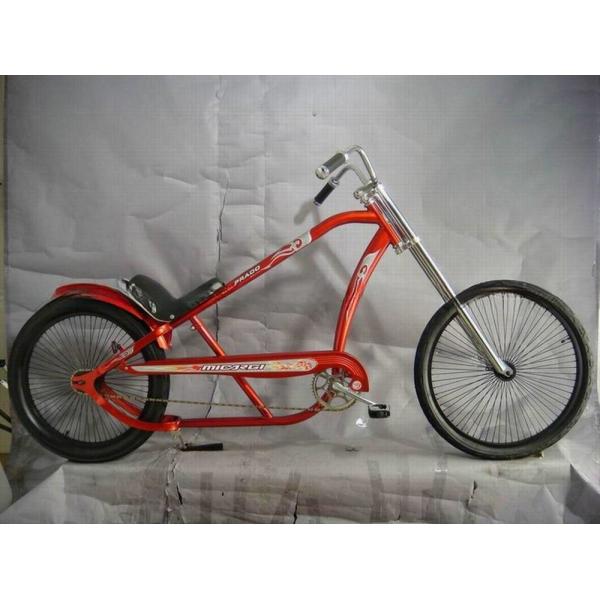 Fat Tire 26" Extended Beach Cruiser Bike with Steel Frame and Disc Brake Technology