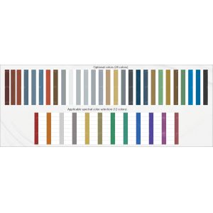 Orange Color Photovoltaic Modules 25mm Frame Thickness 135w/㎡-175w/㎡