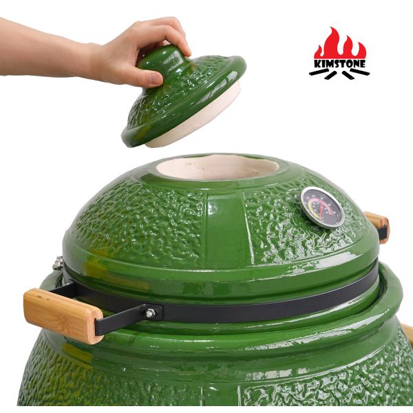 Kamado New Design Kimstone 21 Inch Kamado Hanging Grill Clay Tandoor Oven Ceramic Grill