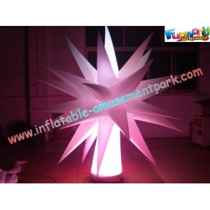 Colored Inflatable Lighting Decoration Cone , 5m LED Color Changing Lights
