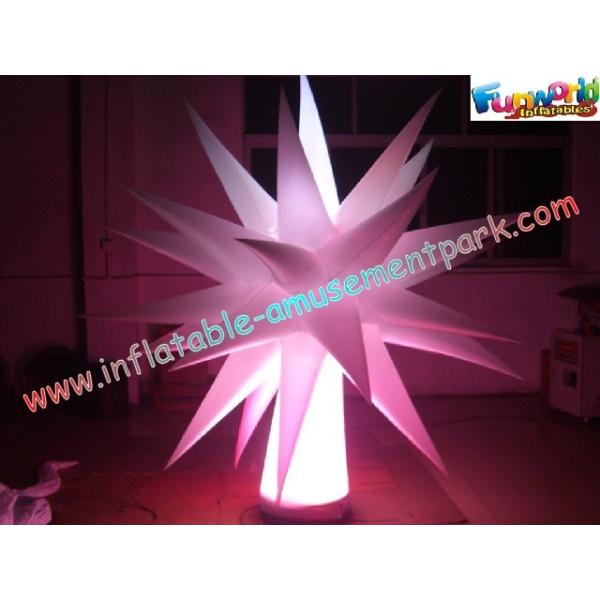Colored Inflatable Lighting Decoration Cone , 5m LED Color Changing Lights