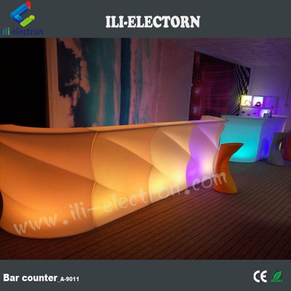 new PE plastic muti-color portable commercial led illuminated bar set
