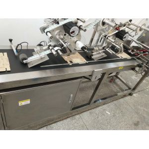 Small Fruit Carton Box Bag Labeling Machine 350mm 800W