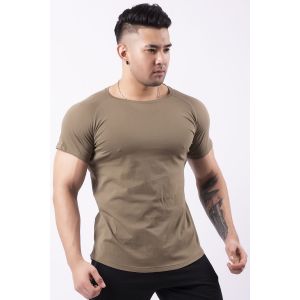 Fashion Men Cotton T Shirts Outdoor Training Customized Material