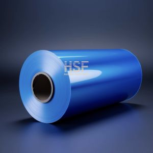 70uM Blue Mono Oriented Polypropylene Film Roll Against Moisture