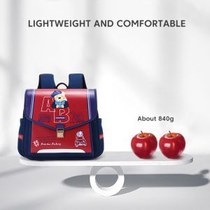 Lock Design Leather School Backpacks Toddler Kids Cute Cartoon Backpack