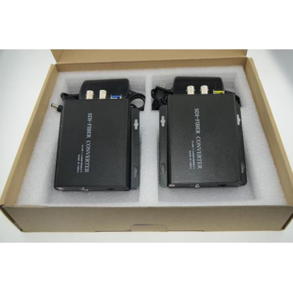 BNC Video To Fiber Converter , HD SDI to fiber optic converter with ST connector
