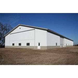 Anti Shock Q345B Shop Building Warehouse Steel Structure