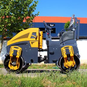 Factory High Quality 3 Ton Vibratory Mini Road Roller Compactor Machine Asphalt