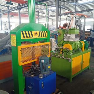 New Single Knife Vertical Hydraulic Rubber Bale Raw Cutting Machine