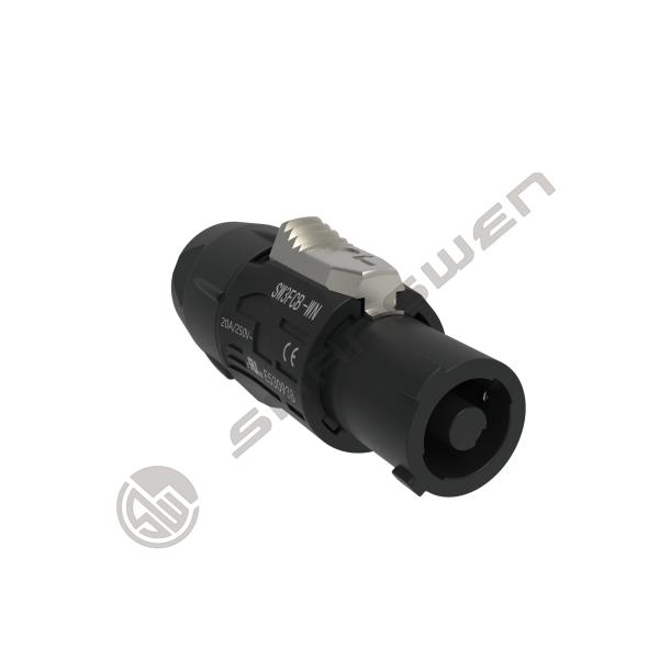 Buy CQC Waterproof Power Connector Black Powercon Plug 250v 20A at wholesale prices